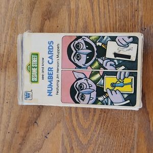 Vintage 1978 Sesame Street See and Know Number Cards Set